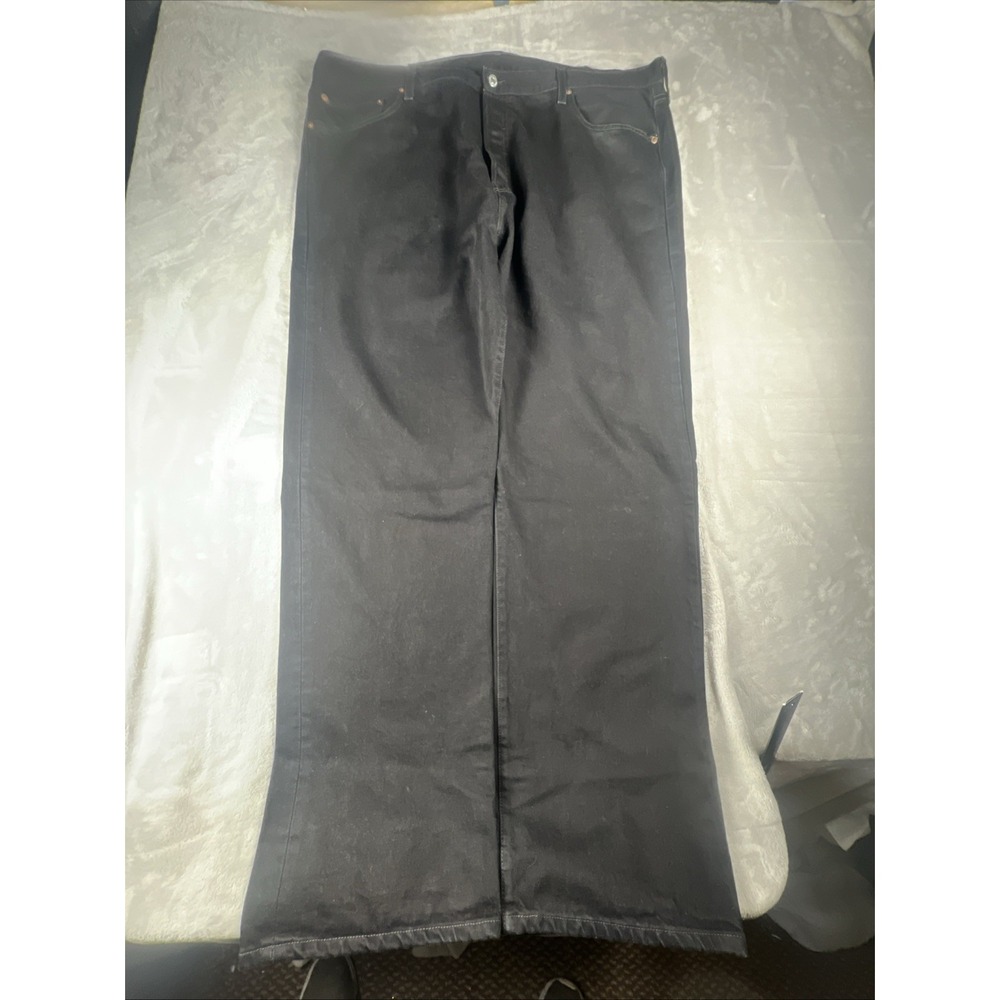 Vintage Levi's 501 Jeans 44x34 Straight Black made in Mexico 00501-0660 Cotton